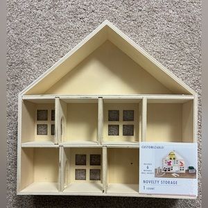 Target Bullseye Novelty Storage Dollhouse Shelf